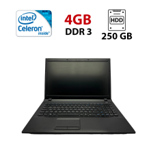 Ноутбук Terra Mobile 1512 / 15.6" (1366x768) TN / Intel Celeron 1037U (2 ядра по 1.8 GHz) / 4 GB DDR3 / 250 GB HDD / Intel HD Graphics 2500 / WebCam / АКБ не тримає