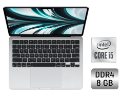 Ультрабук Apple MacBook Air 13 (2020) / 13.3" (2560x1600) IPS / Intel Core i5-1030NG7 (4 (8) ядра по 1.1 - 3.5 GHz) / 8 GB DDR4 / 256 GB SSD / Intel Iris Plus Graphics / WebCam / True Tone / Touch ID / Silver