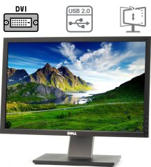 Монитор Б-класс Dell UltraSharp 2209WAf / 22" (1680x1050) E-IPS / DVI, VGA, USB / VESA 100x100