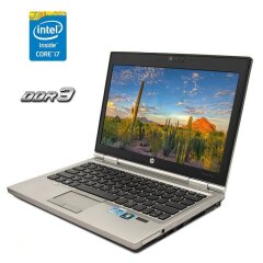 Нетбук HP EliteBook 2570p / 12.5" (1366x768) TN / Intel Core i7-3520M (2 (4) ядра по 2.9 - 3.6 GHz) / 4 GB DDR3 / 320 GB HDD / Intel HD Graphics 4000 / WebCam / Windows 10 Pro
