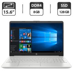 Ноутбук HP 15-DY1032DX / 15.6" (1366x768) TN / Intel Core i3-1005G1 (2 (4) ядра по 1.2 - 3.4 GHz) / 8 GB DDR4 / 128 GB SSD / Intel UHD Graphics / WebCam / HDMI