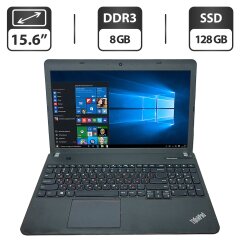 Ноутбук Lenovo ThinkPad E540 / 15.6" (1366x768) TN / Intel Core i3-4000M (2 (4) ядра по 2.4 GHz) / 8 GB DDR3 / 128 GB SSD / Intel HD Graphics 4600 / WebCam / HDMI