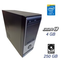 Системний блок Asus Vento Tower / Intel Core i3-2120T (2 (4) ядра по 2.6 GHz) / 4 GB DDR3 / 250 GB HDD / 400W / DVD-ROM / ASUS P8H61-M LX2 R2