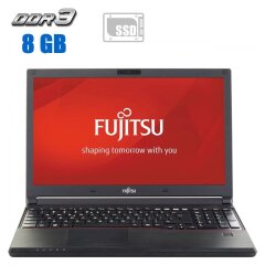 Ноутбук Fujitsu Lifebook E554 / 15.6" (1366x768) TN / Intel Core i3-4100M (2 (4) ядра по 2.5 GHz) / 8 GB DDR3 / 480 GB SSD / Intel HD Graphics 4600 