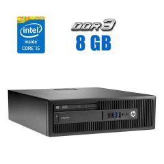 Комп'ютер HP ProDesk 600 G1 SFF / Intel Core i5-4430 (4 ядра по 3.0 - 3.2 GHz) / 8 GB DDR3 / 512 GB SSD / Intel HD Graphics 4600 / DVD-RW