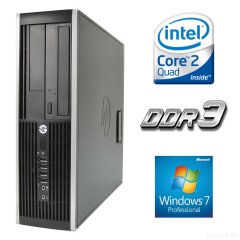 HP 6000 Pro SFF / Intel Core 2 Quad Q6600 (4 ядра по 2.4GHz) / 4 GB DDR3 / 160 GB HDD