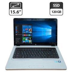 Ноутбук Б-класс HP G62 / 15.6" (1366x768) TN / Intel Core i5-460M (2 (4) ядра по 2.53 - 2.8 GHz) / 4 GB DDR3 / 120 GB SSD / Intel HD Graphics / WebCam / VGA / АКБ NEW