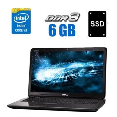 Ноутбук Dell Inspiron N7110 / 17.3" (1600x900) TN / Intel Core i3-2350M (2 (4) ядра по 2.3 GHz) / 6 GB DDR3 / 240 GB SSD / Intel HD Graphics 3000 / WebCam / DVD-RW / АКБ NEW