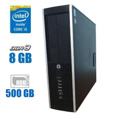 Компьютер HP Compaq Pro 6200 SFF / Intel Core i5-2400S (4 ядра по 2.5 - 3.3 GHz) / 8 GB DDR3 / 500 GB HDD / Intel HD Graphics 2000 / LPT / DP
