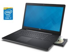 Ноутбук Dell Inspiron 5749 / 17.3" (1600x900) TN / Intel Core i7-5500U (2 (4) ядра по 2.4 - 3.0 GHz) / 8 GB DDR3 / 480 GB SSD / Intel HD Graphics 5500 / WebCam / DVD-ROM / Win 10 Pro