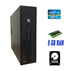 Компьютер HP EliteDesk 800 G1 SFF / Intel Core i3-4150 (2 (4) ядра по 3.5 GHz) / 8 GB DDR3 / 500 GB HDD