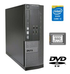 Системный блок Dell Optiplex 3020 SFF / Intel Core i3-4130 (2 (4) ядра по 3.4 GHz) / 4 GB DDR3 / 120 GB SSD / Intel HD Graphics 4400 / DVD-RW / USB 3.0 / DisplayPort