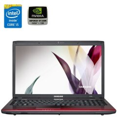 Ноутбук Samsung R780 / 17.3" (1600x900) TN / Intel Core i5-430M (2 (4) ядра по 2.26 - 2.53 GHz) / 4 GB DDR3 / 120 GB HDD / nVidia GeForce GT 330M, 1 GB DDR3, 128-bit / WebCam / DVD-ROM / Windows 7