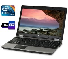 Ноутбук HP ProBook 6550b / 15.6" (1600x900) TN / Intel Core i5-520M (2 (4) ядра по 2.4 - 2.93 GHz) / 4 GB DDR3 / 128 GB SSD / Intel HD Graphics / DVD-RW / DisplayPort