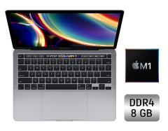 Ультрабук Apple MacBook Air 13 (2020) / 13.3" (2560x1600) IPS / Apple M1 (8 ядер по 3.2 GHz) / 8 GB DDR4 / 512 GB SSD / Apple M1 Graphics / WebCam / True Tone / Touch ID / Space Gray