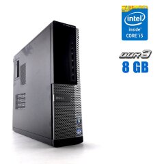 Компьютер Dell OptiPlex 3010 Desktop / Intel Core i5-3550S (4 ядра по 3.0 - 3.7 GHz) / 8 GB DDR3 / 320 GB HDD / Intel HD Graphics 2500