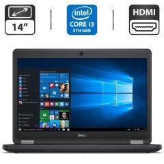 Ноутбук Dell Latitude E5450 / 14" (1366x768) TN / Intel Core i3-5010U (2 (4) ядра по 2.1 GHz) / 4 GB DDR3 / 500 GB HDD / Intel HD Graphics 5500 / WebCam / HDMI