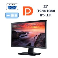 Монитор Dell UltraSharp U2312HM / 23" (1920x1080) IPS / VGA, DVI, DisplayPort, USB