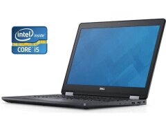Ноутбук Б-клас Dell Latitude E5570 / 15.6" (1366x768) TN / Intel Core i5-6300U (2 (4) ядра по 2.4 - 3.0 GHz) / 8 GB DDR4 / 480 GB SSD / Intel HD Graphics 520 / Win 10 Pro