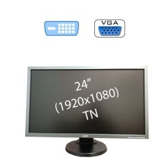 Монитор Acer B243HL / 24" (1920x1080) TN / 1x DVI, 1x VGA / Встроенные колонки 2x 2W