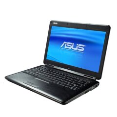Ноутбук Б-класс Asus K40C / 14" (1366x768) TN / Intel Celeron 220 (1 ядро по 1.2 GHz) / 2 GB DDR2 / 160 GB HDD / SiS Mirage 3 Craphics / WebCam / DVD-RW / Без АКБ