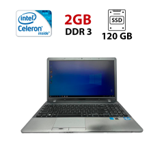 Ноутбук Б-клас Lenovo Ideapad 110-14IBR / 14" (1366x768) TN / Intel Celeron N3060 (2 (дра по 1.6 - 2.48 GHz) / 2 GB DDR3 / 120 GB SSD / Intel HD Graphics 400 / WebCam