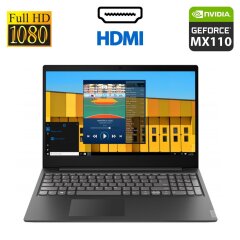 Ноутбук Б-класс Lenovo IdeaPad S145-15IWL / 15.6" (1920x1080) TN / Intel Pentium Gold 5405U (2 (4) ядра по 2.3 GHz) / 8 GB DDR4 / 500 GB HDD / nVidia GeForce MX110, 2 GB GDDR5, 64-bit / WebCam / HDMI