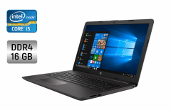 Ноутбук HP 250 G7 / 15.6" (1366x768) TN / Intel Core i5-8265U (4 (8) ядра по 1.6 - 3.9 GHz) / 16 GB DDR4 / 512 GB SSD / Intel HD Graphics 620 / WebCam / Windows 10