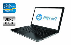 Ноутбук HP ENVY dv7-7250us / 17.3" (1600x900) TN / Intel Core i7-3630QM (4 (8) ядра по 2.4 - 3.4 GHz) / 8 GB DDR3 / 256 GB SSD / Intel HD Graphics 4000 / WebCam / Fingerprint / Windows 10