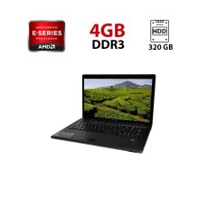 Ноутбук Lenovo Ideapad G585 / 15.6" (1366x768) TN / AMD E-300 (2 ядра по 1.3 GHz) / 4 GB DDR3 / 320 GB HDD / ATI Radeon 6310 Graphics / WebCam