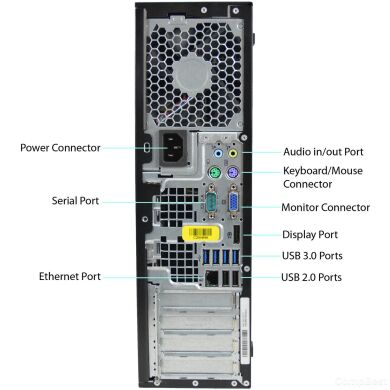 HP 6300 Ellite SFF / Intel Core i3-3220 (2(4) ядра по 3.3GHz) / 6GB DDR3 / 500GB HDD WD / USB 3.0 + монітор LG E2210T-SN