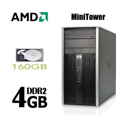 Hewlett-Packard DC5850 Tower / AMD Athlon 5000b (2 ядра по 2.6GHz) / 4GB DDR2 / 160GB HDD