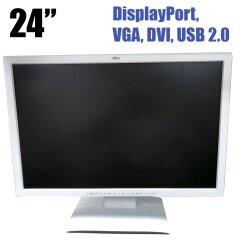 Монитор Fujitsu B24w-6 / 24" (1920x1200) TFT TN / USB 2.0, DVI-D, DisplayPort, VGA, Audio / Встроенные колонки
