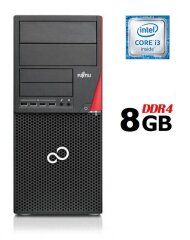 Компьютер Fujitsu Esprimo P756 E90+ Tower / Intel Core i3-6100 (2 (4) ядра по 3.7 GHz) / 8 GB DDR4 / no HDD / Intel HD Graphics 530 / 280W / DisplayPort