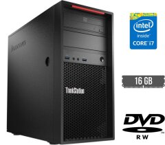 Компьютер Lenovo ThinkStation P300 Tower / Intel Core i7-4790 (4 (8) ядра по 3.6 - 4.0 GHz) / 16 GB DDR3 / no HDD / Intel HD Graphics 4600 / 280W / DVD-RW / DisplayPort