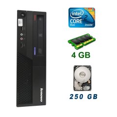 Lenovo M58p Desktop / Intel Core 2 Duo E8500 (2 ядра по 3.16 GHz) / 4 GB DDR3 / 250 GB HDD