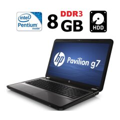 Ноутбук HP Pavilion g7 / 17.3" (1600x900) TN / Intel Pentium B950 (2 ядра по 2.1 GHz) / 8 GB DDR3 / 320 GB HDD / Intel HD Graphics 2000 / WebCam