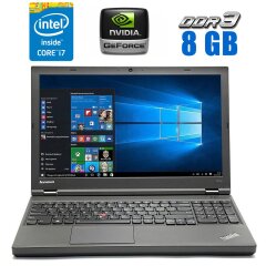 Ноутбук Lenovo ThinkPad T540p / 15.6" (1920x1080) TN / Intel Core i7-4810MQ (4 (8) ядра по 2.8 - 3.8 GHz) / 8 GB DDR3 / 256 GB SSD / nVidia GeForce GT 730M, 1 GB GDDR3, 64-bit / WebCam / HDMI