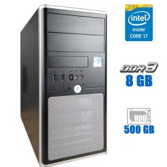 Компьютер Tico Asus H97M-PLUS Tower / Intel Core i7-4770s (4 (8) ядра по 3.1 - 3.9 GHz) / 8 GB DDR3 / 500 GB HDD / Intel HD Graphics 4600 / HDMI
