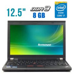 Нетбук Lenovo ThinkPad X230 / 12.5" (1366x768) TN / Intel Core i7-3520M (2 (4) ядра по 2.9 - 3.6 GHz) / 8 GB DDR3 / 120 GB SSD / Intel HD Graphics 4000 / miniDP