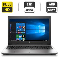 Ноутбук Б-класс HP ProBook 650 G1 / 15.6" (1920x1080) TN / Intel Core i7-4600M (2 (4) ядра по 2.9 - 3.6 GHz) / 16 GB DDR3 / 256 GB SSD / AMD Radeon HD 8750M, 1 GB GDDR3, 128-bit / WebCam / АКБ NEW + Беспроводная мышка