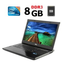 Ноутбук Dell Vostro 3750 / 17.3" (1600x900) TN / Intel Core i3-2310M (2 (4) ядра по 2.1 GHz) / 8 GB DDR3 / 128 GB SSD / Intel HD Graphics 3000 / WebCam