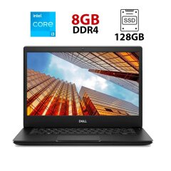 Ультрабук Dell Latitude 3400 / 14" (1920x1080) TN / Intel Core i3-6006U (2 (4) ядра по 2.0 GHz) / 8 GB DDR4 / 128 GB SSD / Intel UHD Graphics 520 / WebCam