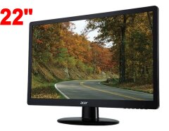 Монітор AБ-клас Acer S220HQL / 22" (1920x1080) TN / 1x VGA, 1x DVI