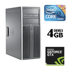 HP Compaq 8100 Elite Tower / Intel® Core™ i3-530 (2 (4) ядра по 2.93 GHz) / 4GB DDR3 / 320GB HDD / nVidia GeForce GTX 550 Ti 1GB (2xDVI, miniHDMI)