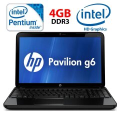 Ноутбук Б-класс HP Pavilion G6-2148si / 15.6" (1366x768) TN / Intel Pentium B950 (2 ядра по 2.1 GHz) / 4 GB DDR3 / 320 GB HDD / Intel HD Graphics 2000 / Webcam