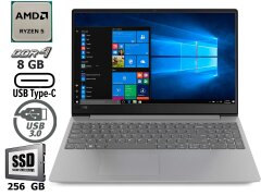 Ноутбук Lenovo IdeaPad 330s-15arr / 15.6" (1920x1080) IPS LED / AMD Ryzen 5 2500U (4 (8) ядра по 2.0 - 3.6GHz) / 8 GB DDR4 / 256 GB SSD / WebCam / AMD Radeon Vega 8 Mobile Graphics