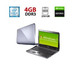 Ноутбук Samsung SF510 / 15.6" (1366x768) TN / Intel Core i3-370M (2 (4) ядра по 2.4 GHz) / 4 GB DDR3 / 250 GB HDD / nVidia GeForce 310M, 512 MB GDDR3, 64-bit / WebCam