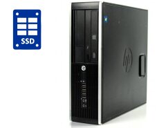 ПК HP Compaq 6200 Pro SFF / Intel Pentium G870 (2 ядра по 3.1 GHz) / 4 GB DDR3 / 120 GB SSD / Intel HD Graphics / DVD-ROM + WiFi D-Link DWA-140