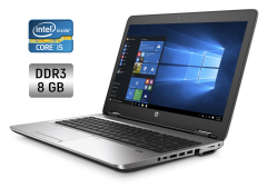 Ноутбук HP ProBook 650 G2 / 15.6" (1366x768) TN / Intel Core i5-6200U (2 (4) ядра по 2.3 - 2.8 GHz) / 8 GB DDR3 / 120 GB SSD / Intel HD Graphics 520 / WebCam 
